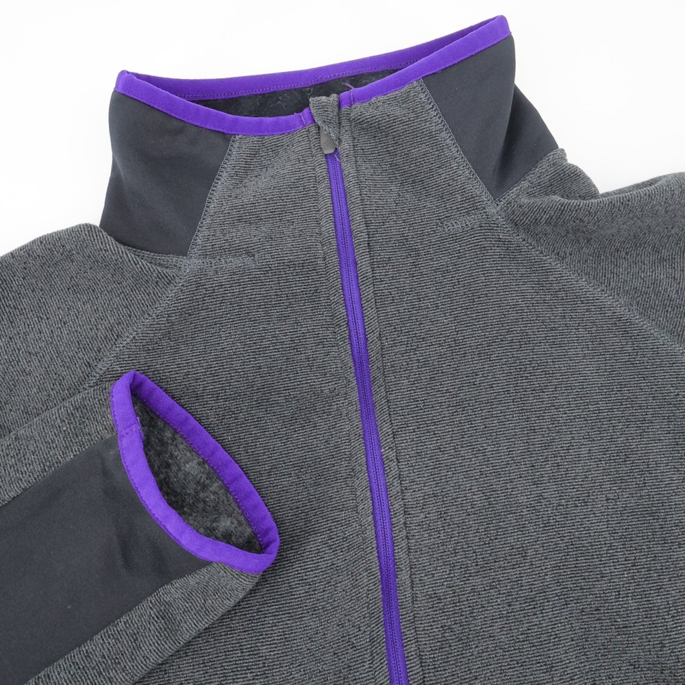 Columbia Omni-Wick 1/4 Zip Fleece Pullover Gray Long Sleeve Womens Large